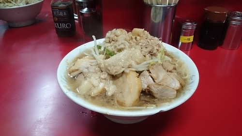 「大(ヤサイアブラ)￥８００」@ラーメン二郎 西台駅前店の写真