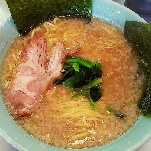 「ラーメン 480円＋サービス半ライス」@ラーメンショップ 椿 玉造店の写真