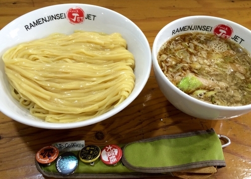 「醤油つけ麺」@ラーメン人生 JET600の写真