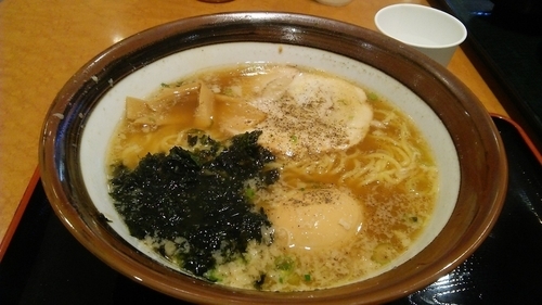 「味玉下総醤油らーめん 740円」@下総醤油らーめん 宝醤軒の写真