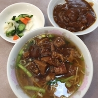 牛バラそば＆半カレーセット　750円