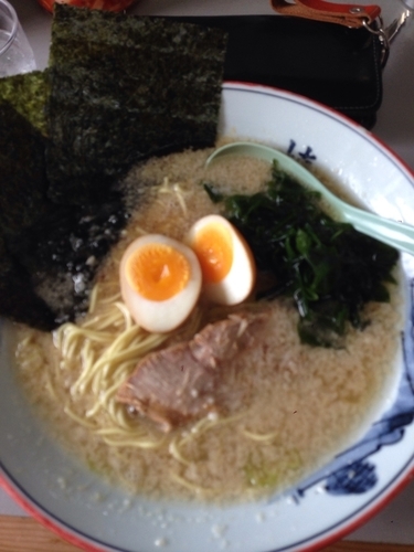「ラーメン煮卵脂多め」@ラーメンショップ 122号騎西店の写真