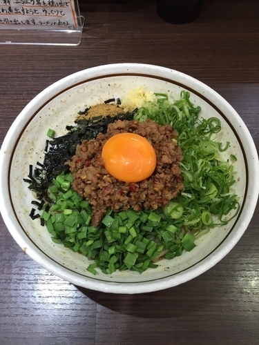 「台湾まぜそば  810円」@麺屋はなび 新宿店の写真