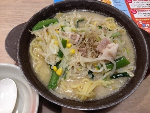 「たっぷり野菜のちゃんぽん」@ガスト 北小岩店の写真