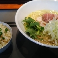 鶏とホタテの潮ラーメン＋ホタテ飯