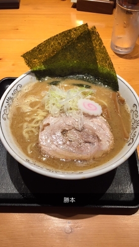 「豚骨魚介」@中華そば 勝本の写真