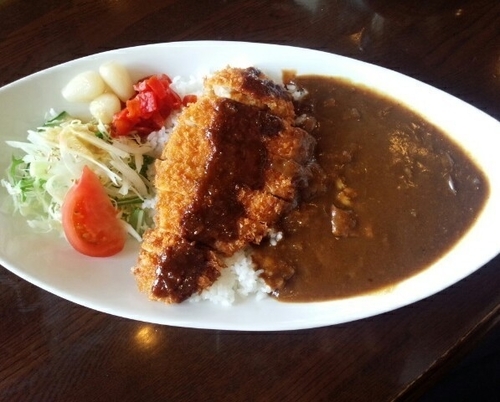 「カツカレー1055円」@カレー館の写真