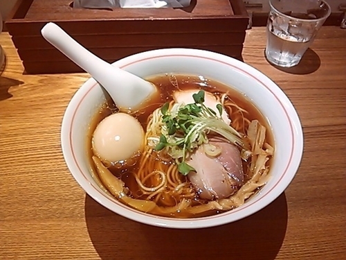 「軍鶏そば＋煮玉子」@麺尊 RAGEの写真