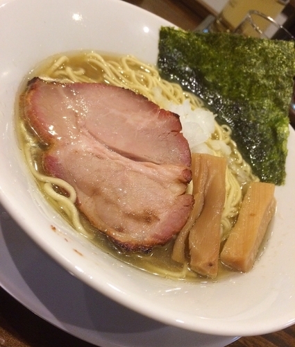 「純煮干しそば＋和え玉」@活龍煮干そば専門店 にぼしのなみの写真