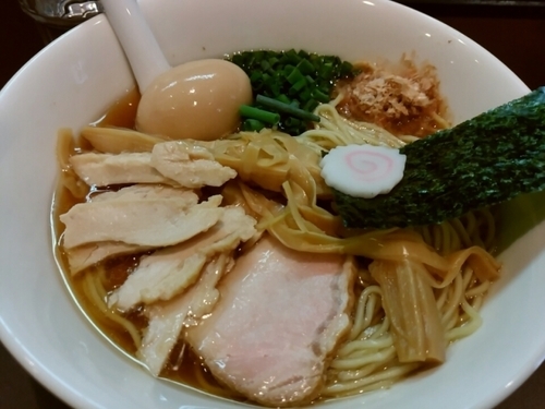 「冷やし節そば850円」@おおぜき中華そば店の写真