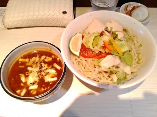 「期間限定 炙りチーズトマトつけ麺」@麺や 堂幻の写真