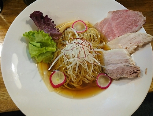 「【限定】オマールコンソメと鶏の清湯」@麺庵 小島流の写真