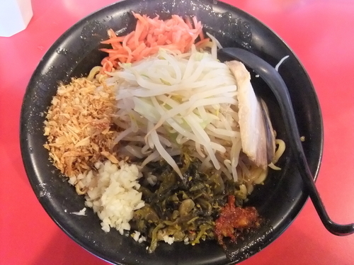 「まぜそば」@麺や 唯桜の写真