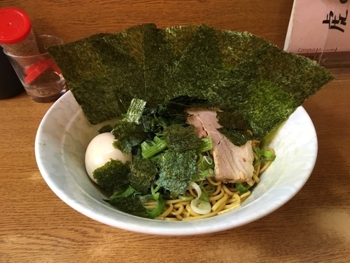 「鶏油そば 中盛 海苔まし 煮玉子」@ラーメン虎ノ穴の写真