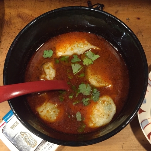 「紅油餃子（5個）」@モンゴリアン・チャイニーズ BAOの写真