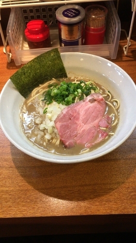 「煮干そば極＋にぼ玉」@麺屋 烈の写真