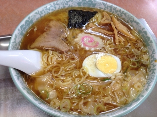 「わんたん麺 810円 20130827」@大勝軒 北習志野店の写真