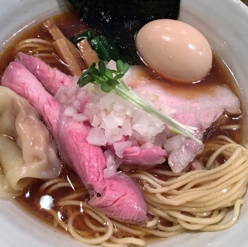 「特製やまがた地鶏の醤油らあめん（煮干し強め；限定10）」@Homemade Ramen 麦苗の写真