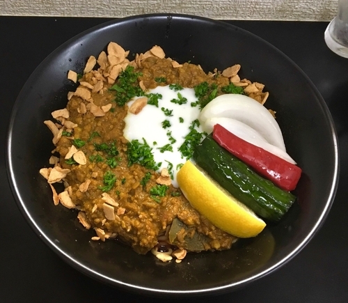 「キーマカリーまぜそば【限定】」@自家製麺SHINの写真