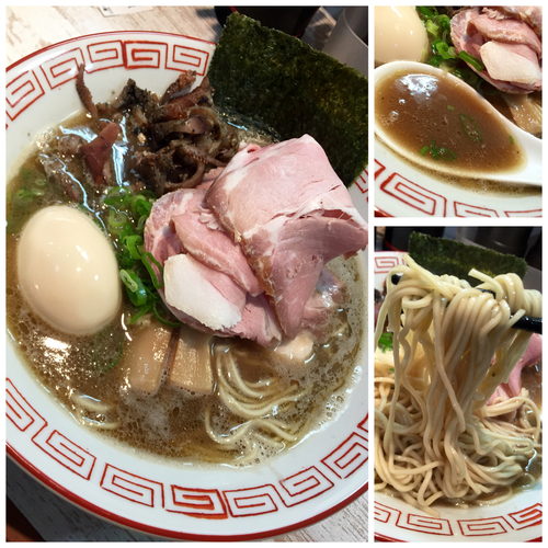 「【気まぐれ限定】いか煮干し中華そば￥ 850」@中華そば 四つ葉の写真