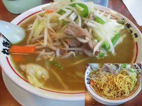 「野菜カレーラーメン 720円」@ラーメンねぎっこ 北福島店の写真