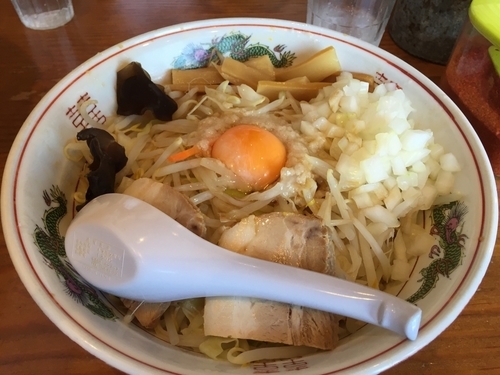 「油メン」@ら〜めん ぽっぽっ屋 晴海トリトン店の写真