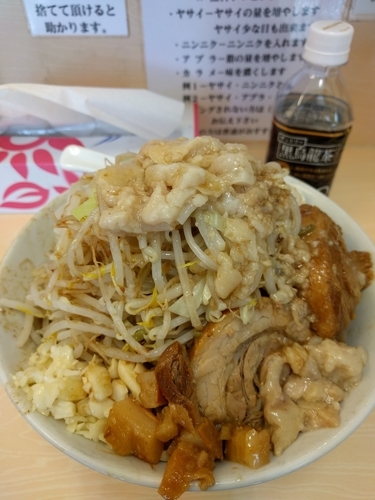 「ラーメン(全増し)」@自家製ラーメン 大者の写真