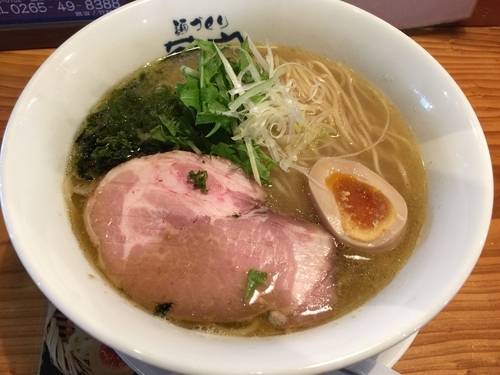 「磯潮らぁめん（特盛）」@蒼空 飯田店の写真