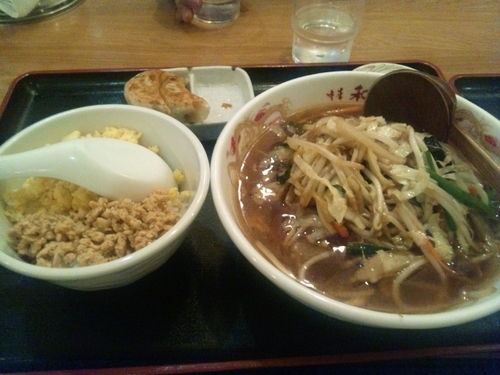 「日替わりCセット」@中華料理 和の写真