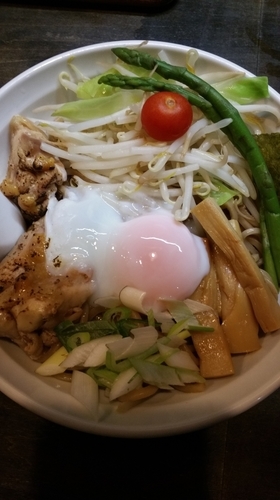 「鶏まぜそば(限定)」@極濃つけ麺 ブンブンマルの写真