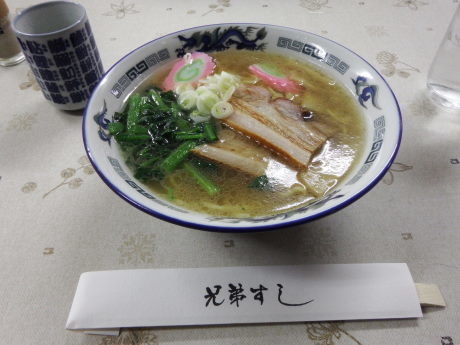 「塩ラーメン」@お食事処 兄弟すしの写真