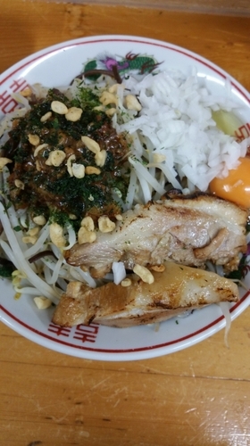 「ニンニクまぜそば(木曜夜限定)」@口樂の写真