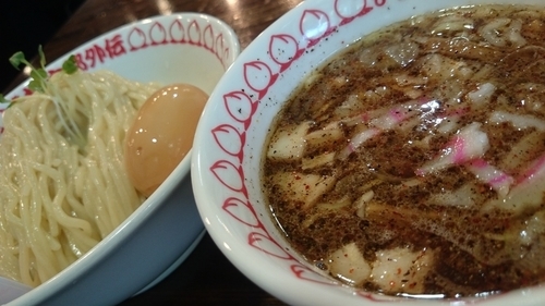 「つけそば味玉」@支那そば きび 桃太郎外伝の写真