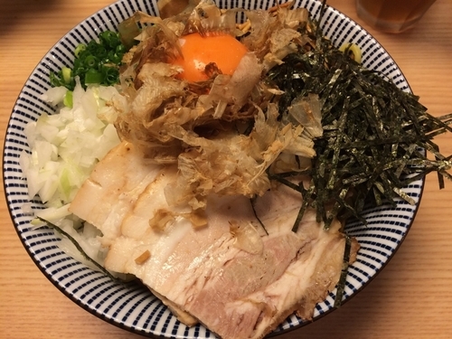 「特製油そば 中盛り  ¥780」@自家製麺 MENSHO TOKYOの写真