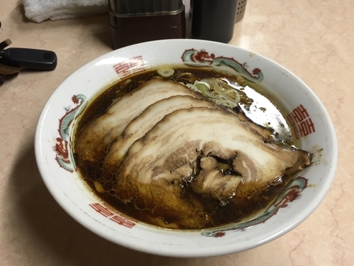 「チャーシューラーメン大  麺かため」@無添加ラーメンの万里の写真