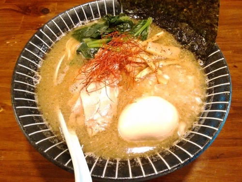 「春限定 にぼし麺」@らーめん まるよしの写真