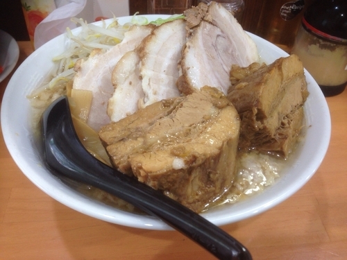 「ちゃーしゅうめん トロ豚2枚追加」@麺処 うち田の写真