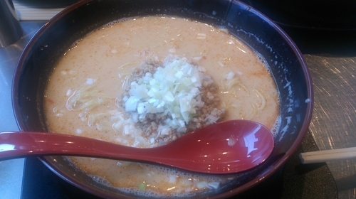 「桂＋ココナッツクリームブリュレ」@担担麺専門 たんさゐぼうの写真