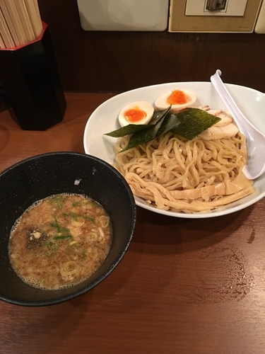 「特製濃厚煮干しつけ麺 1000円」@青山煮干しラーメン ハレルヤの写真
