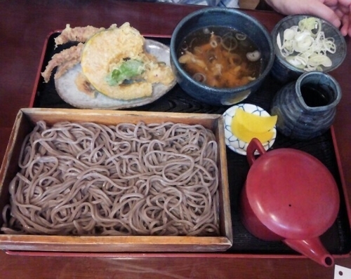 「一庵そば(冷)750円」@そば処 一庵の写真