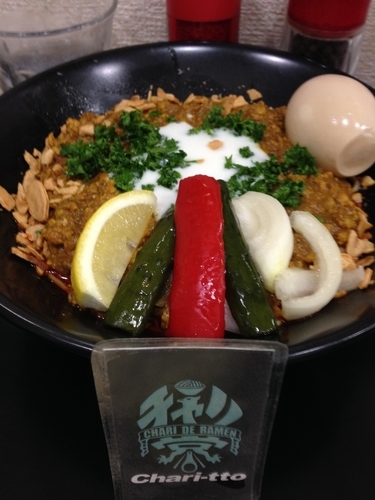 「キーマカレーまぜそば「限定」」@自家製麺SHINの写真