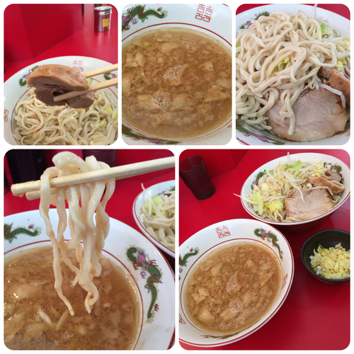 「つけ麺(小)¥700+¥150+ねぎ生姜¥50」@ラーメン二郎 札幌店の写真