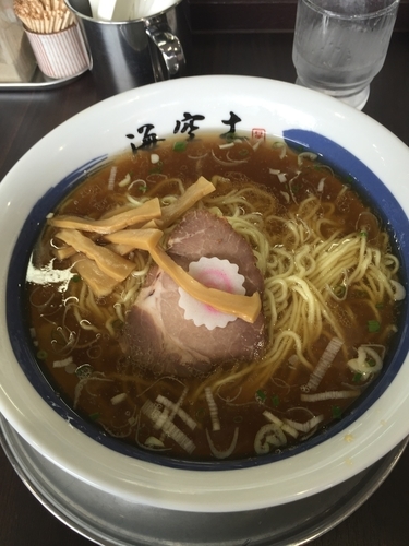 「らー麺➕大盛➕麺固め」@煮干しらーめん 海空土 吉岡店の写真