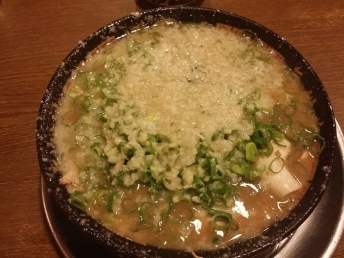 「とんこつラーメン」@無鉄砲 大阪店の写真