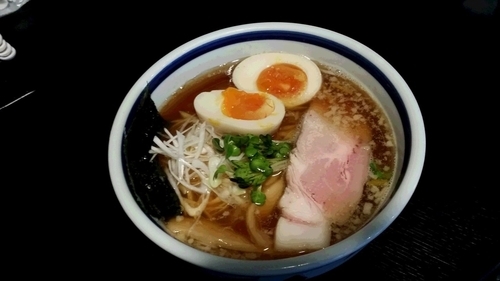 「東京にぼし麺+味玉子」@大八車の写真