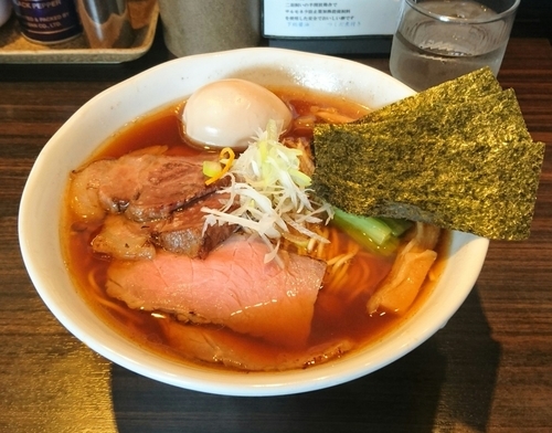 「特製中華そば (大盛)」@麺や 豊の写真