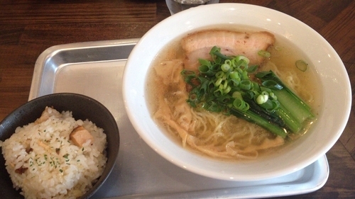 「イベリコ塩らーめん(ごはん付)780円」@TAMAZOU-86の写真