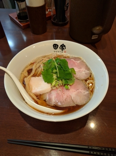 「純煮干そば　(650円)」@中華そば田家 ふくふくの写真