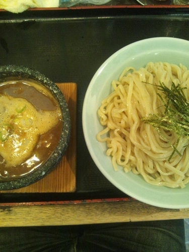 「丸和つけ麺（味玉トッピング）」@つけ麺 丸和 春田本店の写真