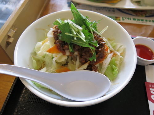 「まぜ辛めん:540円」@長崎ちゃんぽん リンガーハット 足立西新井店の写真